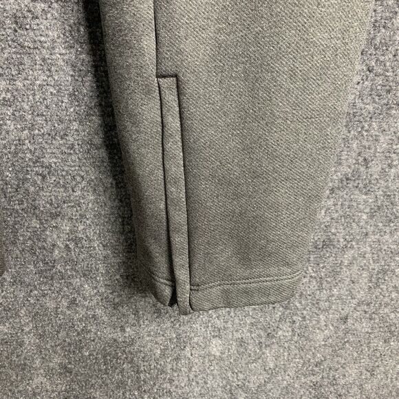 Adidas Pull-on Pants Elastic &Corded Waist Zip Ankles Gray Size M Pockets - Picture 5 of 16
